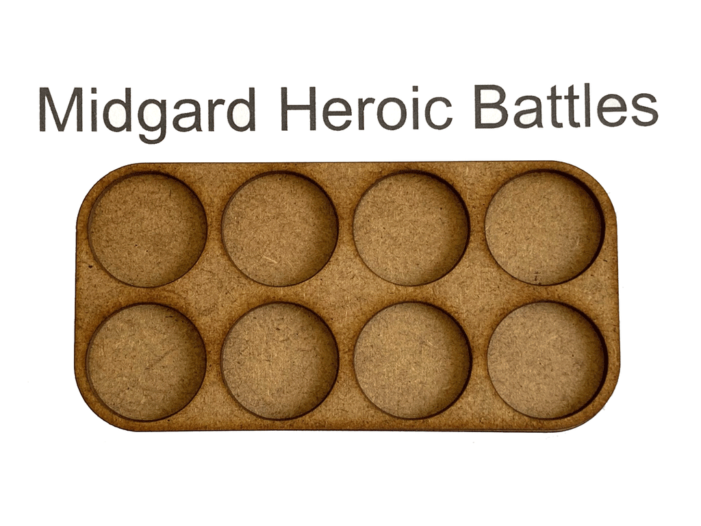 Midgard Warrior 8 Man Movement Tray (25mm bases)