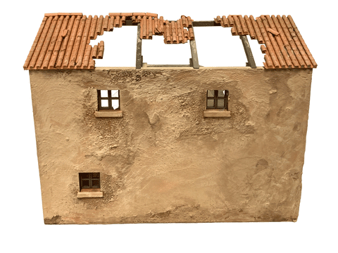 28mm 1:56 "Pantile Ruin C"