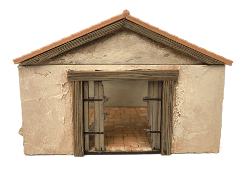 28mm 1:56 "Pantile Ruined Workshop"