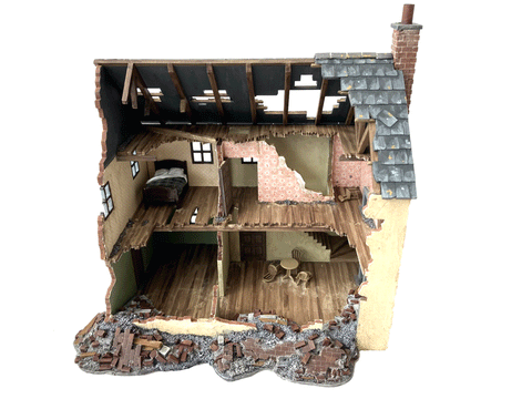 28mm 1:56 "Ruined House 5"